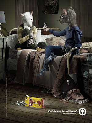 Creative Advertisement Using Animal Seen On  www.coolpicturegallery.us