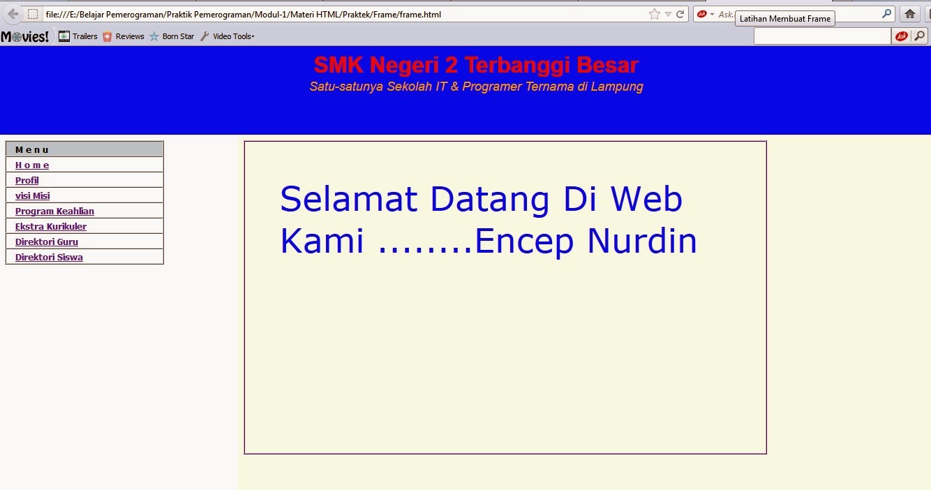 Bikin Web Sederhana Html