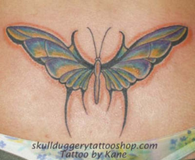 Nice Butterfly Tattoos With Image Butterfly Tattoo Designs For Female Lower Back Butterfly Tattoo Picture 8