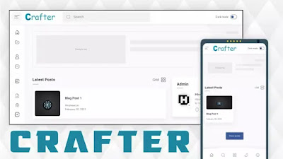 Crafter Premium Blogger Template
