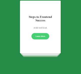 Stacked Cards Using Pure HTML and CSS