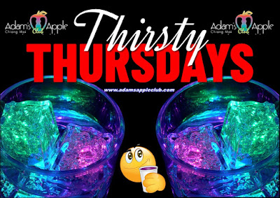 Thirsty Thursday @ Adams Apple Club Host Bar Chiang Mai