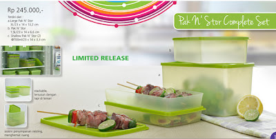 Tupperware Pak n Stor Complete Set