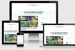 Sora Blog Green Responsive Blogger Template Free Download