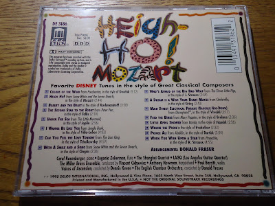 【ディズニーのCD】大作曲家のスタイルによるディズニー「Heigh-Ho! Mozart」を買ってみた！