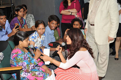 Priyanka Chopra at The UN's global survey for a better world. 