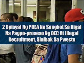 In the height of investigation against corrupt officials who are allegedly involved in illegal activities which prompted DOLE to suspend the issuance of Overseas Employment Certificates (OEC) for new applicants and direct hires, two POEA officials has been removed from their posts after being involved in illegal processing of OEC and illegal recruitment.  According to  Department of Labor and Employment (DOLE), aside from revamp, they already fired two officials who's names were not disclosed.  DOLE Usec. Dominador say said that depending on the extent of their liability, the officials will face either administrative or criminal charges which will surely go down to removal from service. Sponsored Links Meanwhile, the suspension of issuance of OEC's is still in effect due to reports that some POEA officials are conspiring with illegal recruiters and collect large sum of money amounting up to P250,000 from their fraudulent undertakings.  In spite of the existing suspension, the long queues of  applicants in recruitment agencies are still on.  DOLE said that they will lift the suspension once they are through with the investigation. The DOLE order also states that the suspension could also be extended depending on the progress of the investigation. DOLE expects that the investigation to be completed on December 1. The suspension of issuance of OEC will be lifted  as soon as it is done. Initial estimate of the POEA shows that there are about 5,000 new OEC applications everyday and it is expected that the number of OFWs who will be affected by the suspension will be around 75,000 during the 15-day suspension. Source: ABS-CBN   Advertisement Read More:      ©2017 THOUGHTSKOTO