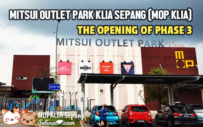 Mitsui Outlet Park KLIA Sepang Phase Three with 5 New Concept Stores