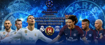 Prediksi Bola Jitu Real Madrid vs Paris Saint Germain 15 Februari 2018