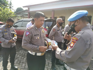 Dalam Rangka Pengawasan dan Pemeriksaan, Tim Supervisi Polres Gowa Kunjungi Polsek Somba Opu