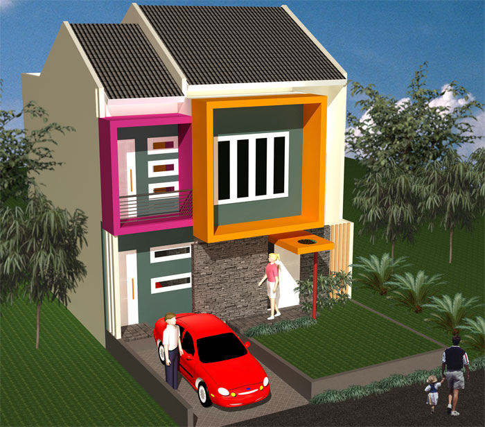 Desain Rumah Minimalis Modern 2 Lantai