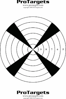 Набор круглых мишеней. Set of round targets.