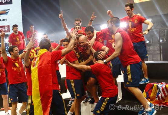 camiseta conmemorativa selección española Eurocopa 2012