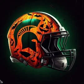 Michigan State Spartans halloween concept helmet