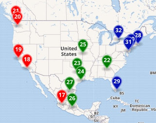 World Cup 2026 Stadiums Map