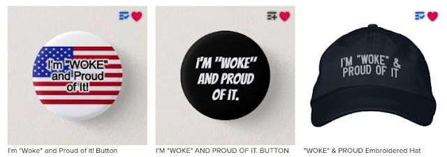 Woke Buttons and Hats for sale Zazzle Gregvan