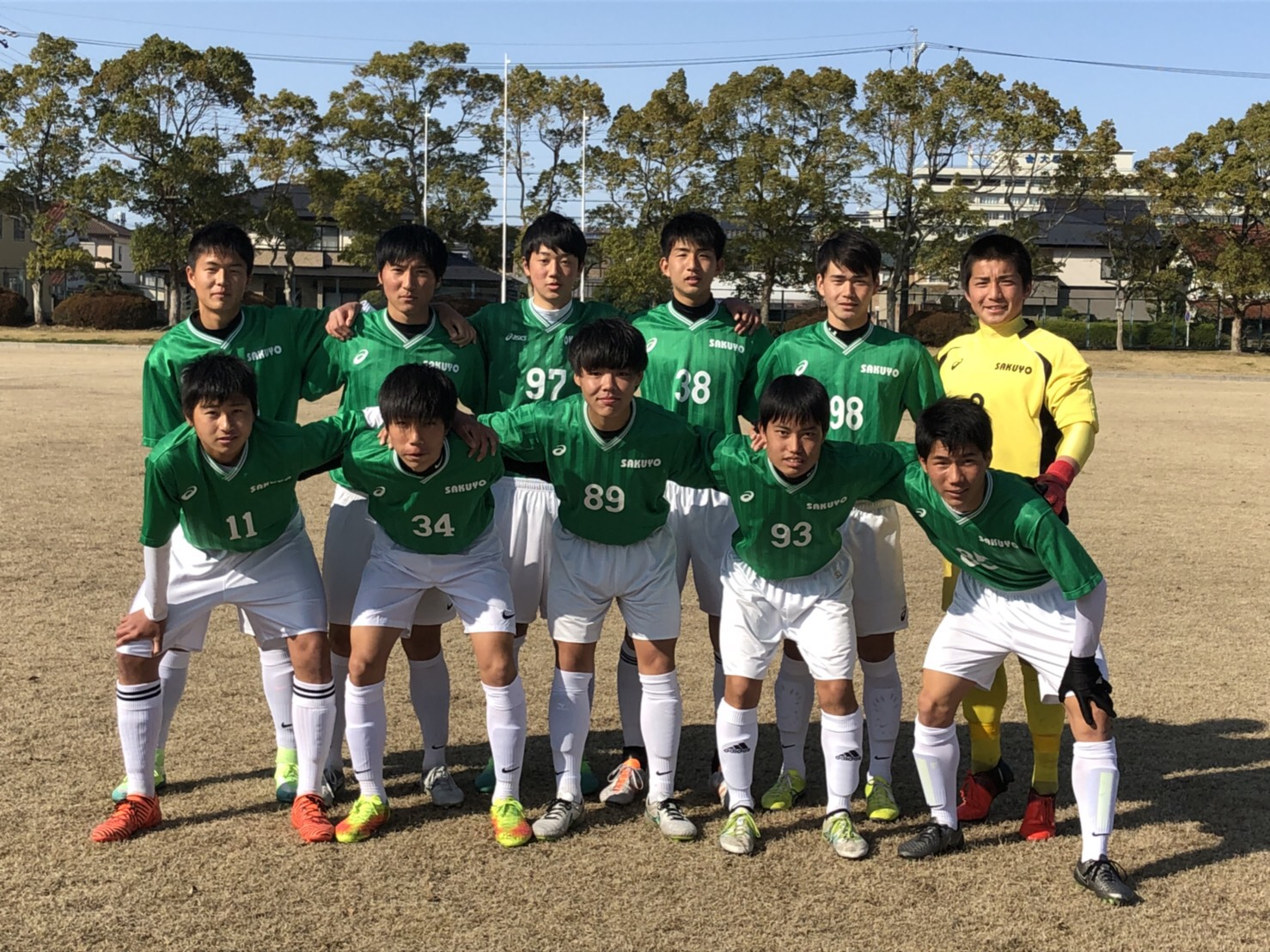 作陽サッカー部男子 Top B 大垣遠征初日