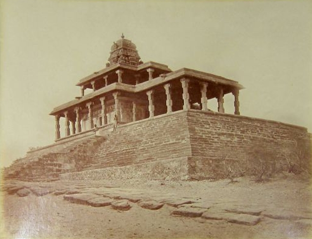 Rama Theertham (Tirtham) or Gandamadana Parvatham or Ramar (Ram) Patham, Rameshwaram (Rameswaram), Ramanathapuram, Tamil Nadu, India | Rare & Old Vintage Photos (1880)