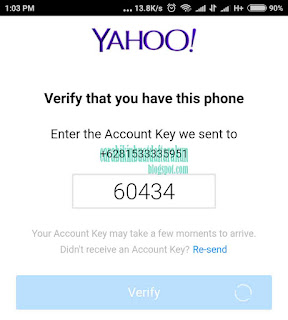 Contoh Bagaimana Cara Membuat Email Baru Di Yahoo Lewat HP Android