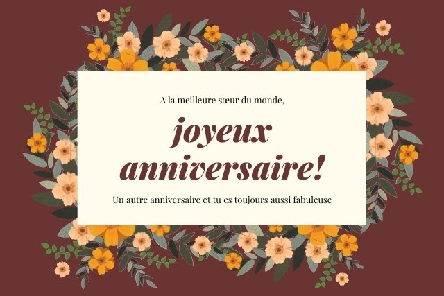 Joyeux Anniversaire Ma Sœur Textes Et Sms
