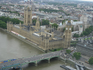 Westminster Abbey from the London Eye