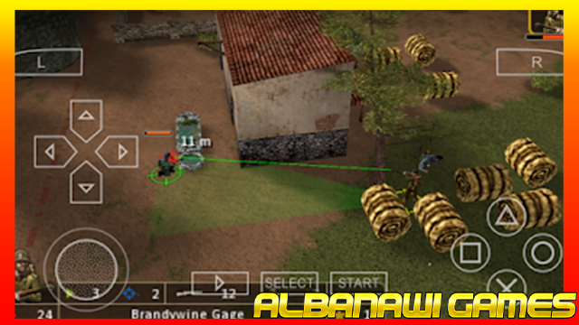 تحميل لعبة Legends Of War: Patton's Campaign لاجهزة psp ومحاكي ppsspp من الميديا فاير