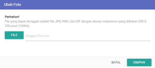 syarat upload foto simpkb