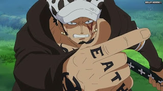 ワンピースアニメ ドレスローザ編 648話 トラファルガー・ロー かっこいい トラ男 Trafalgar Law | ONE PIECE Episode 648