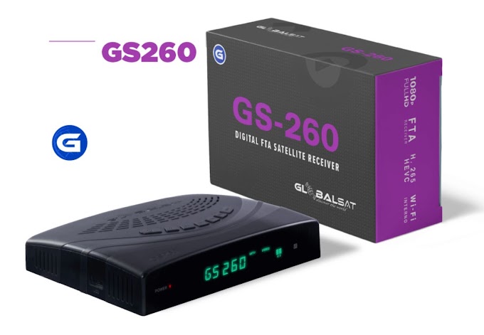 GLOBALSAT GS260 NOVA ATUALIZAÇÃO V 142 - 22/05/2020