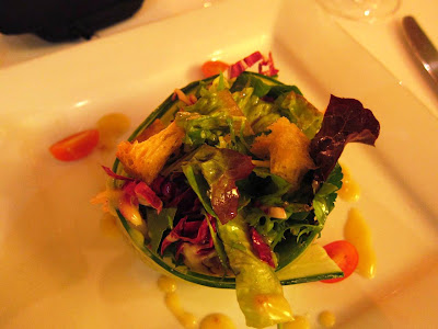 Gourmet salad at Dry Creek Kitchen Healdsburg