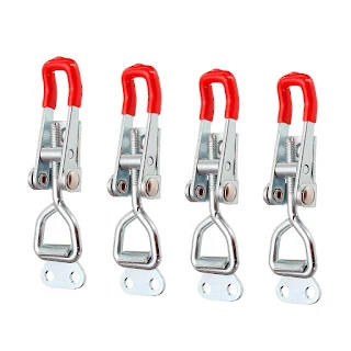 The item is a set of 4pcs simple and practical cabinet lever handle toggle catch latch Hown - store