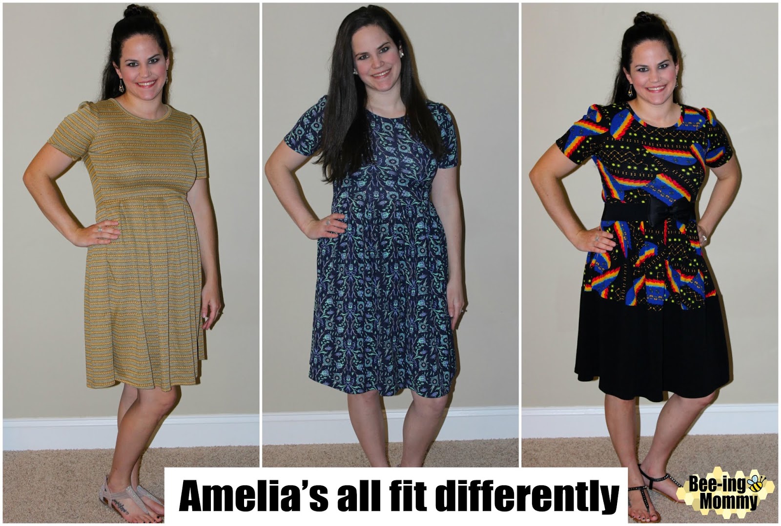 LulaRoe Part 5: Dresses - different ways to style Amelia, Carly