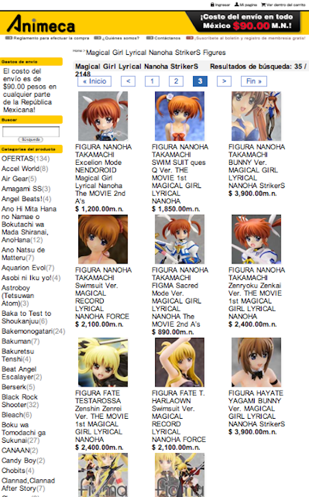 FIGURAS Magical Girl Lyrical Nanoha