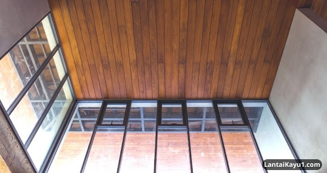 plafon kayu Berperan Sebagai Pengatur Suhu Ruangan