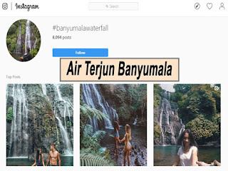 Air Terjun Banyumala, Tempat Lokasi Syuting Iklan Tolak Linu