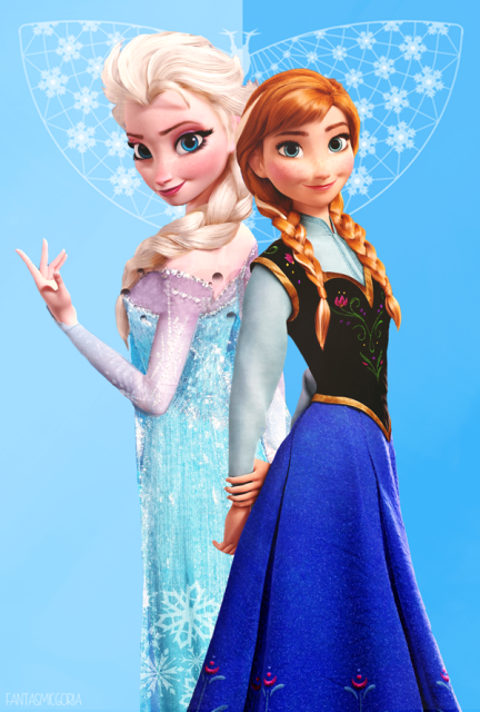 Kumpulan Gambar Wallpaper Cantik Anna dan Elsa Frozen