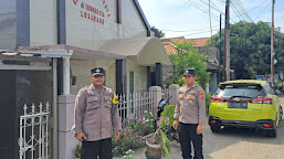 Polsek Losarang Gelar Pengamanan Kegiatan Ibadah Umat Kristiani di Gereja GKI Krimun