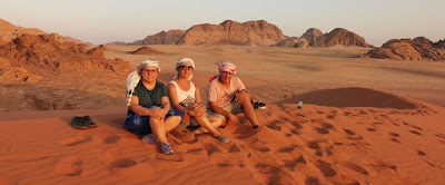 Wadi Rum, duna de arena roja.