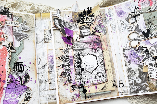 @nastyalena #abstudio #album #scrapbooking #mixedmedia