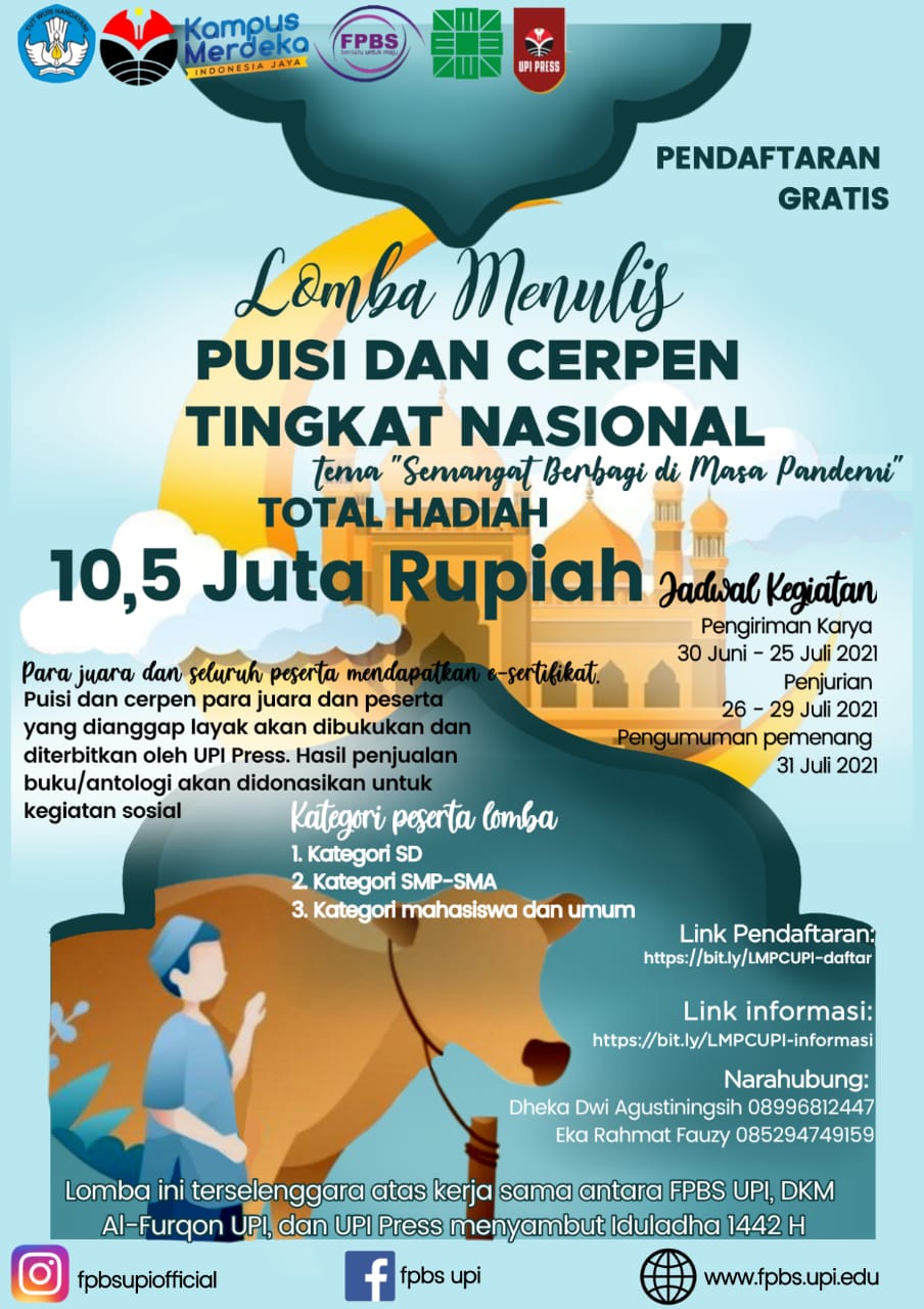 Ruang Inspirasi Lomba  Puisi dan Cerpen Juli  2022 