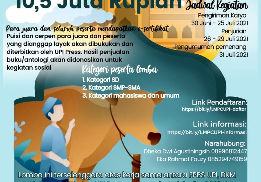 Ruang Inspirasi Lomba  Puisi dan Cerpen Juli  2022 