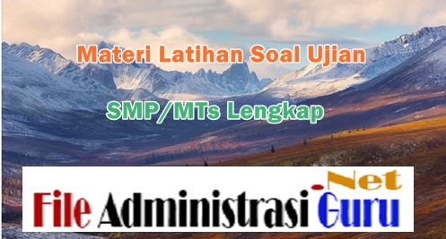 Kumpulan Soal Ujian Smp/Mts Lengkap