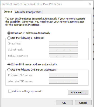 Setting DHCP Server