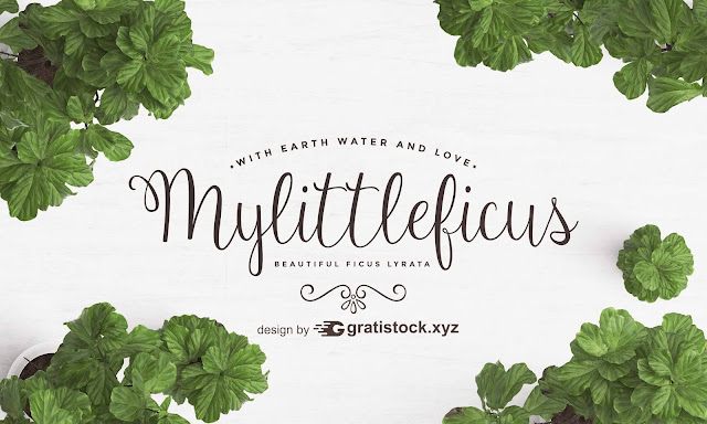 Free Download PSD Of  Cute Background With Green Leaves.