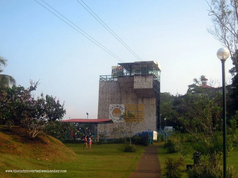 Wall climbing at Caliraya Resort Club