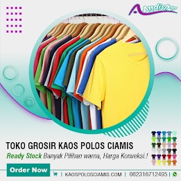 Pabrik Kaos Polos Ciamis Andistro <price>Rp.31.000</price><code>Ready Stock</code>