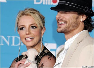 Britney Spears with Husband