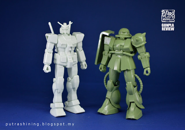 BANDAI 1/144 FIRST GRADE REVIEW - RX-78-2 GUNDAM & MS-06F ZAKU II