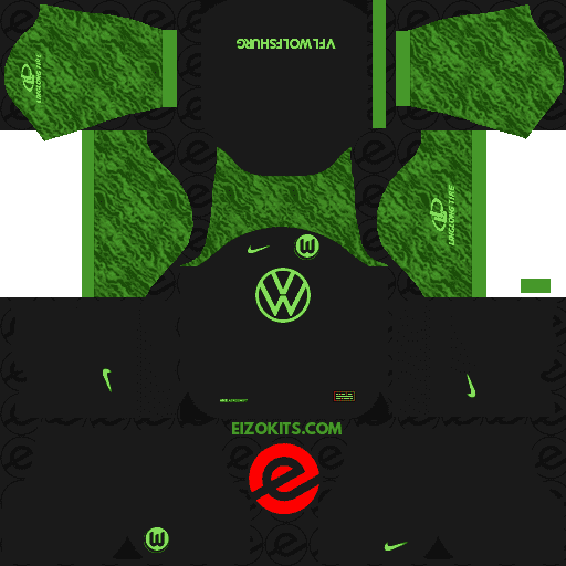 VfL Wolfsburg 2023-2024 Kits Released Nike - Dream League Soccer Kits (Away)