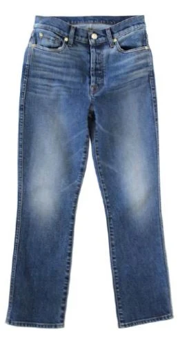 Cropped Straight Jeans